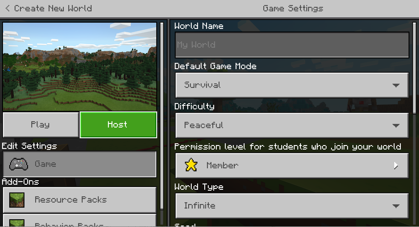 Bluebell Ernæring Undervisning How To Set Up A Multiplayer Game – Minecraft Education