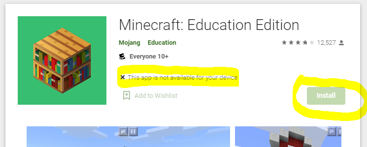 Is Minecraft available on Google Play?